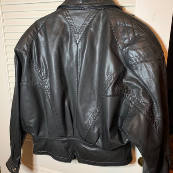 Vintage Leather Jacket Wilson's M8 - Picture 2 of 6